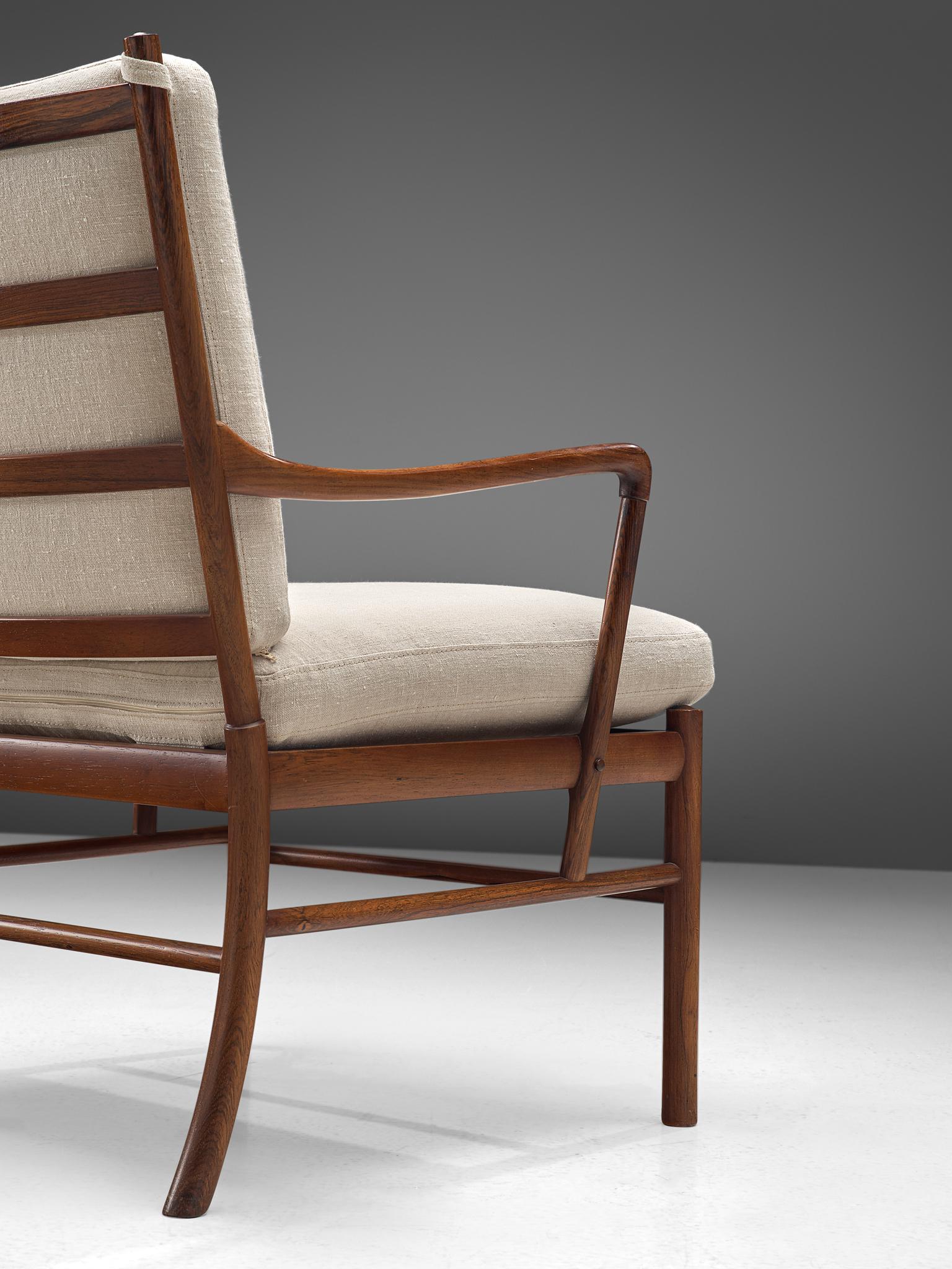 Pair of 'Colonial' Chairs in Rosewood by Ole Wanscher  1
