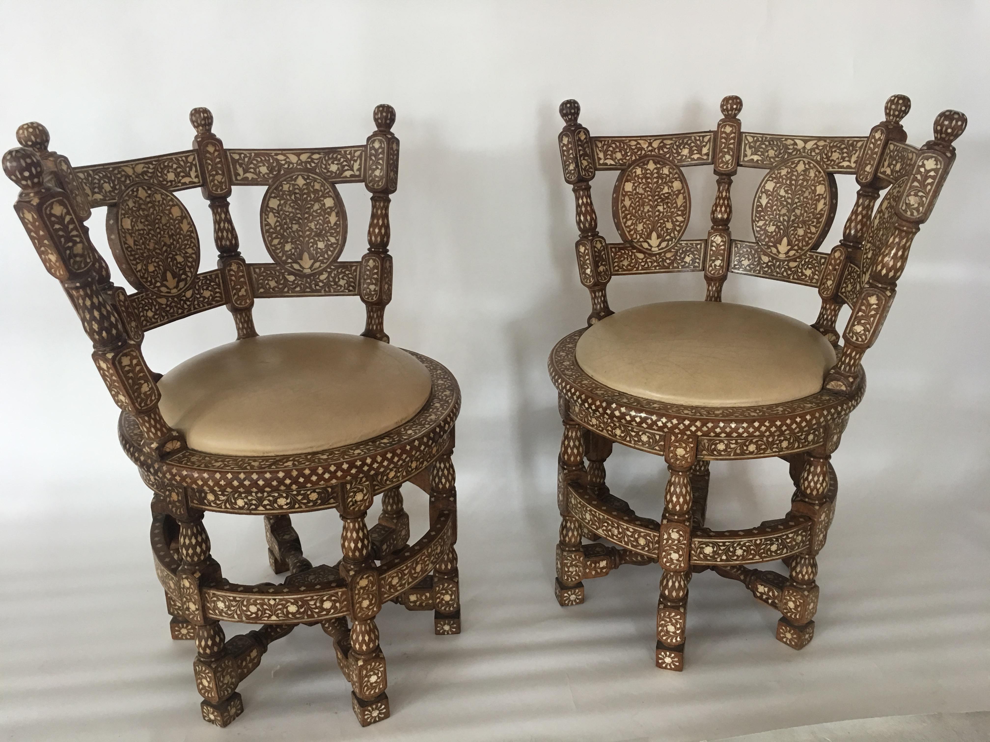 Unknown Pair of Colonial Lounge Chairs