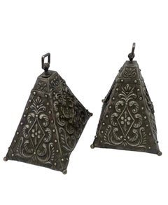 Pair of Colonial Silver Stirrups