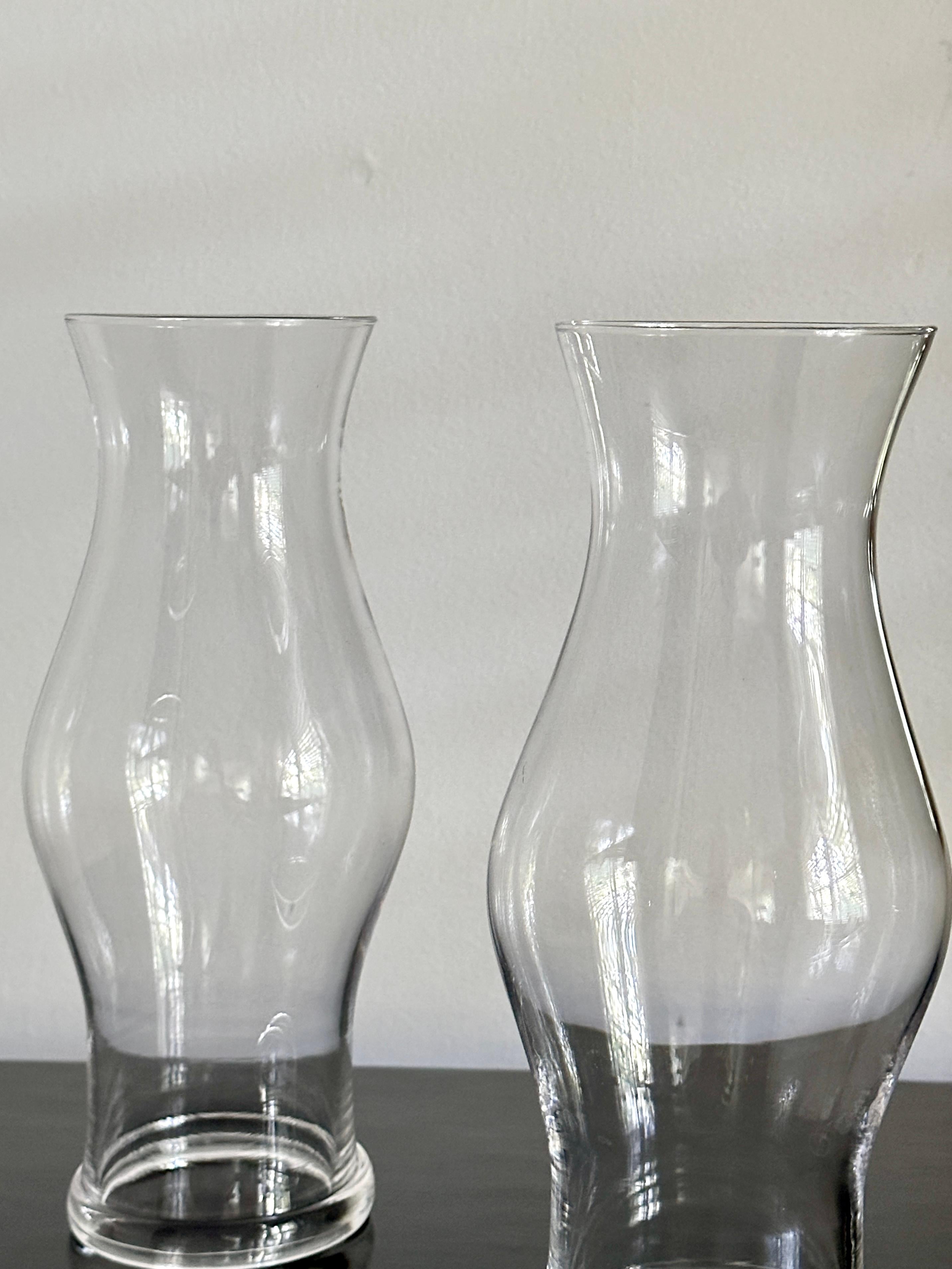 American Pair Of Colonial Williamsburg Hurricane Shades Manufactured By Royal Leerdam For Sale