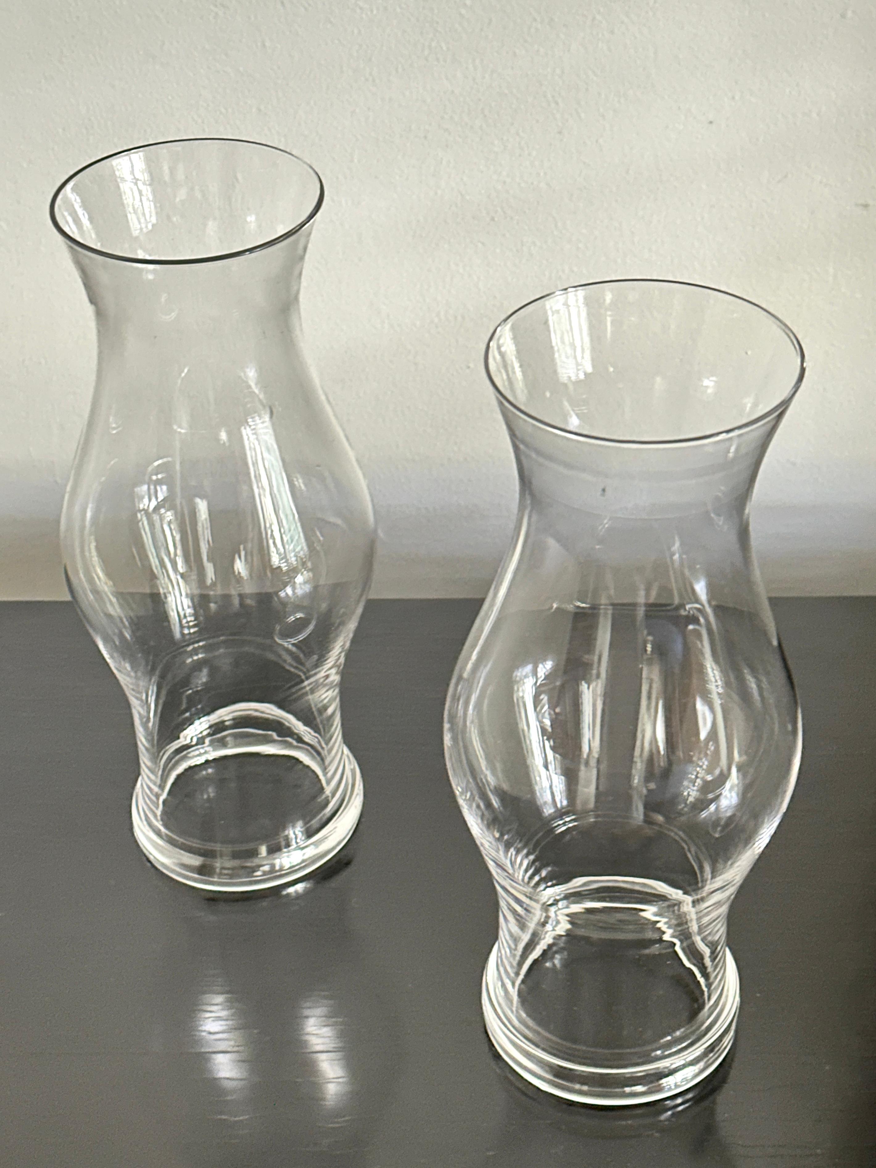 Hand-Crafted Pair Of Colonial Williamsburg Hurricane Shades Manufactured By Royal Leerdam For Sale