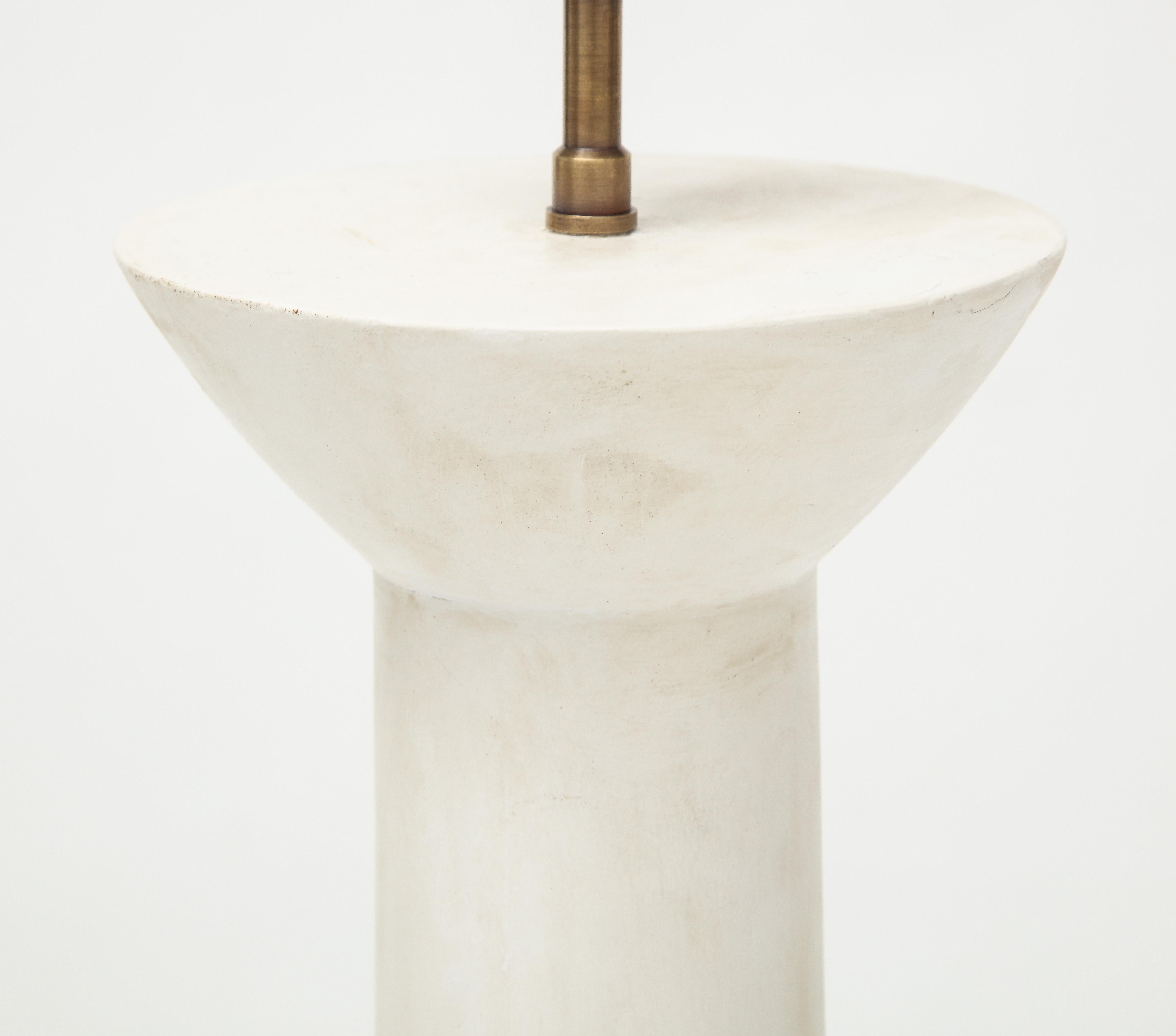 Coppia di lampade in gesso 