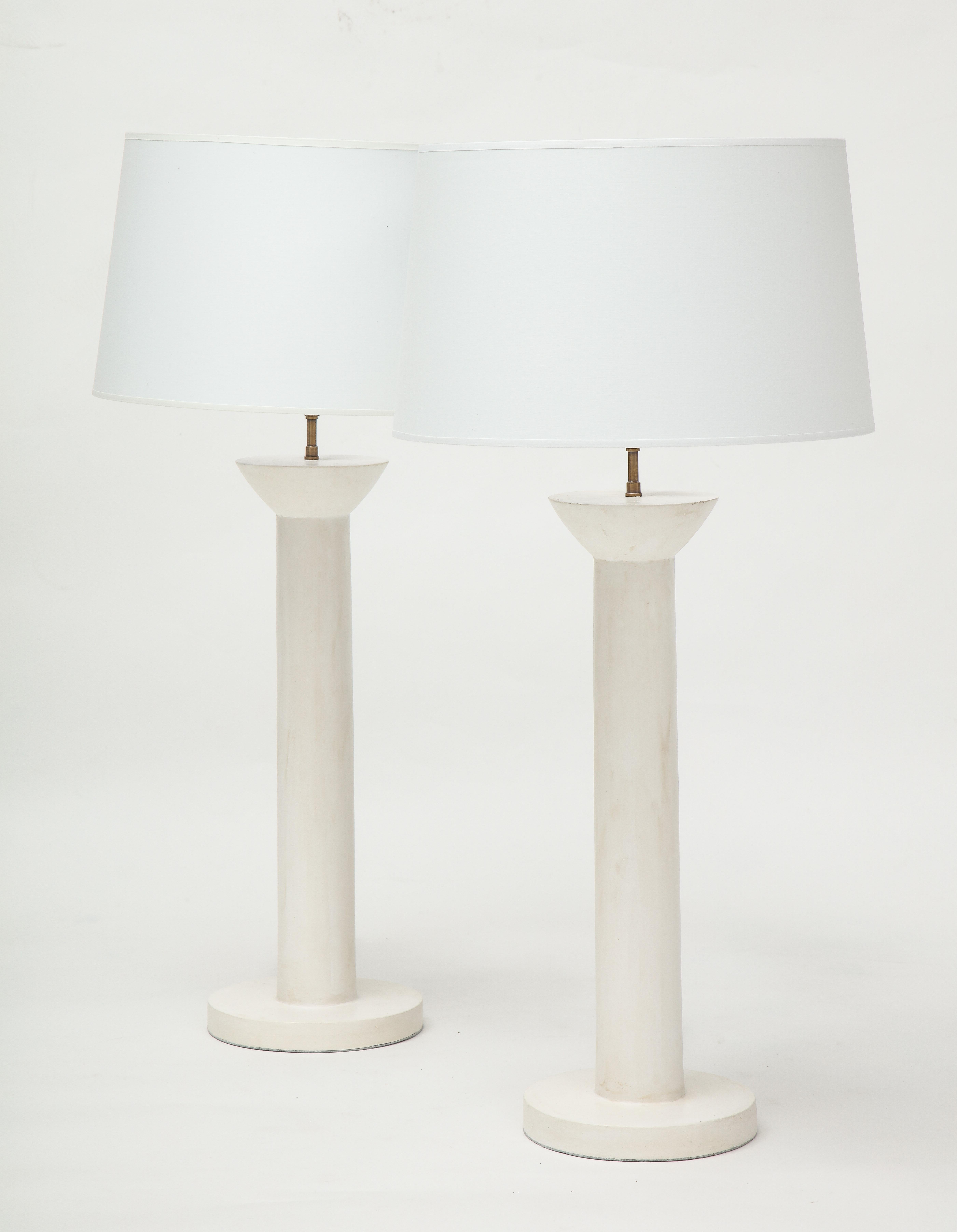 Lampade in gesso 