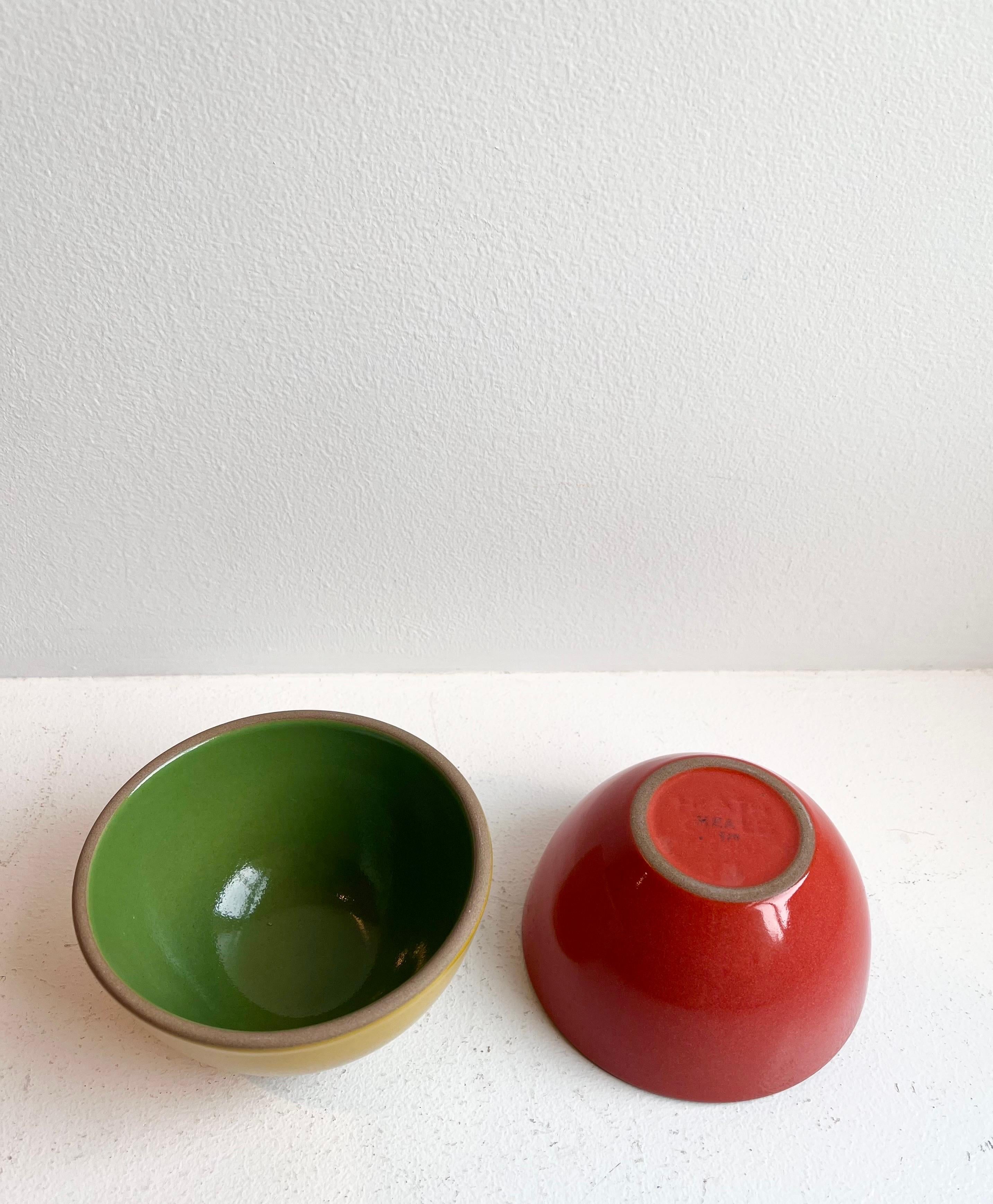 Pair of colorful Heath Ceramics Bowls - new in box 5