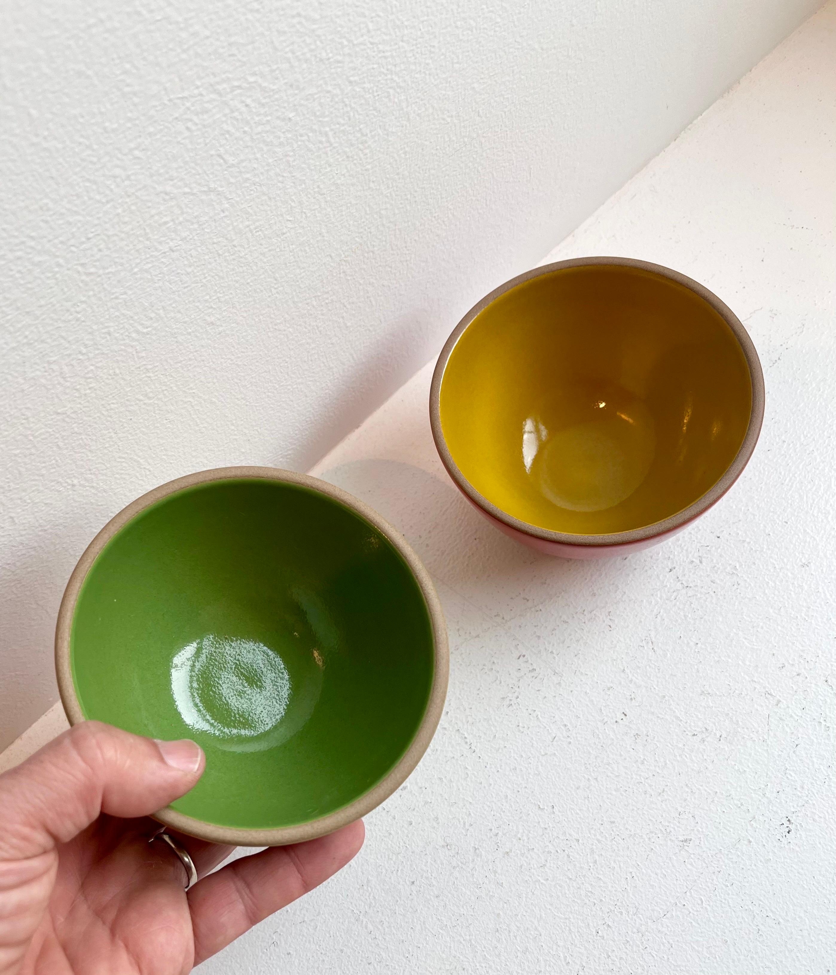 American Pair of colorful Heath Ceramics Bowls - new in box