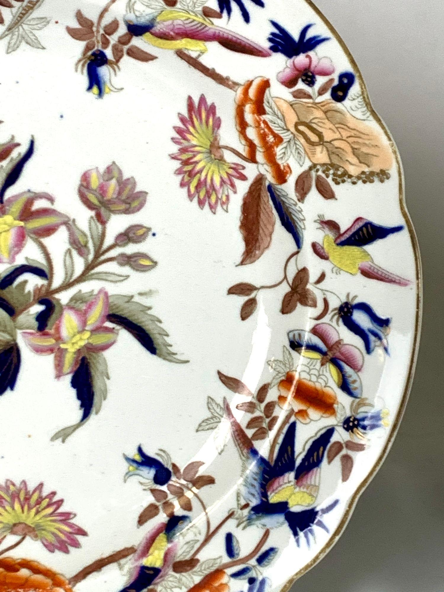 Pair of Colorful Ironstone Plates 