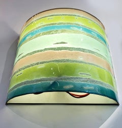 Pair of Colorful Mid-20th Century Sconces, circa 1960