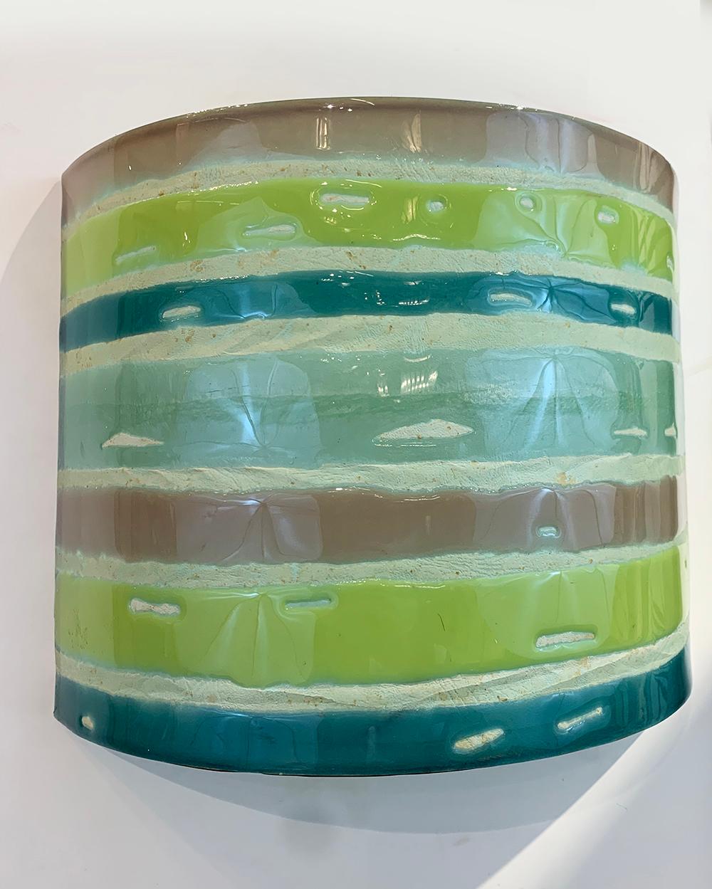 Francese Coppia di lampade colorate della metà del XX secolo, circa 1960 in vendita
