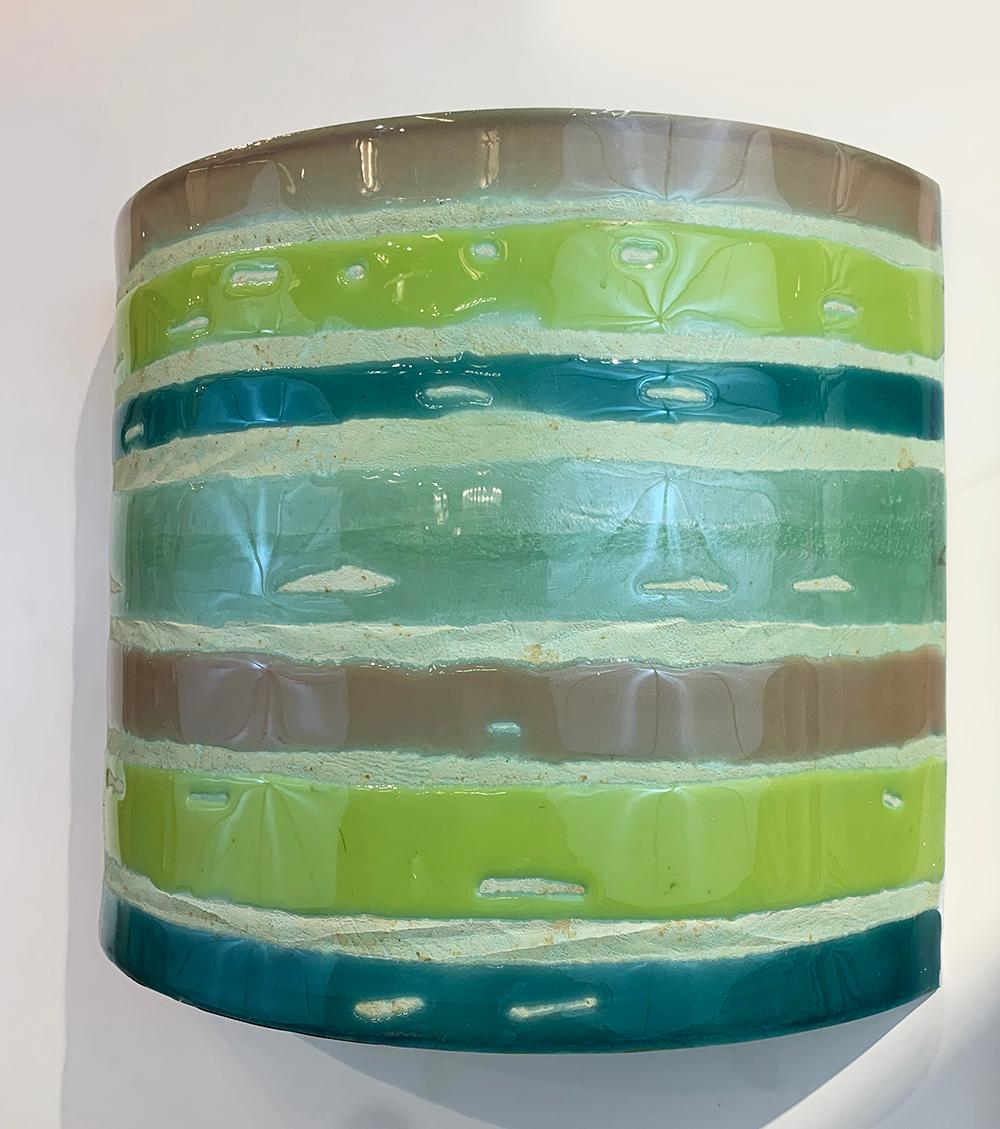 Coppia di lampade colorate della metà del XX secolo, circa 1960 In condizioni buone in vendita a Beirut, LB