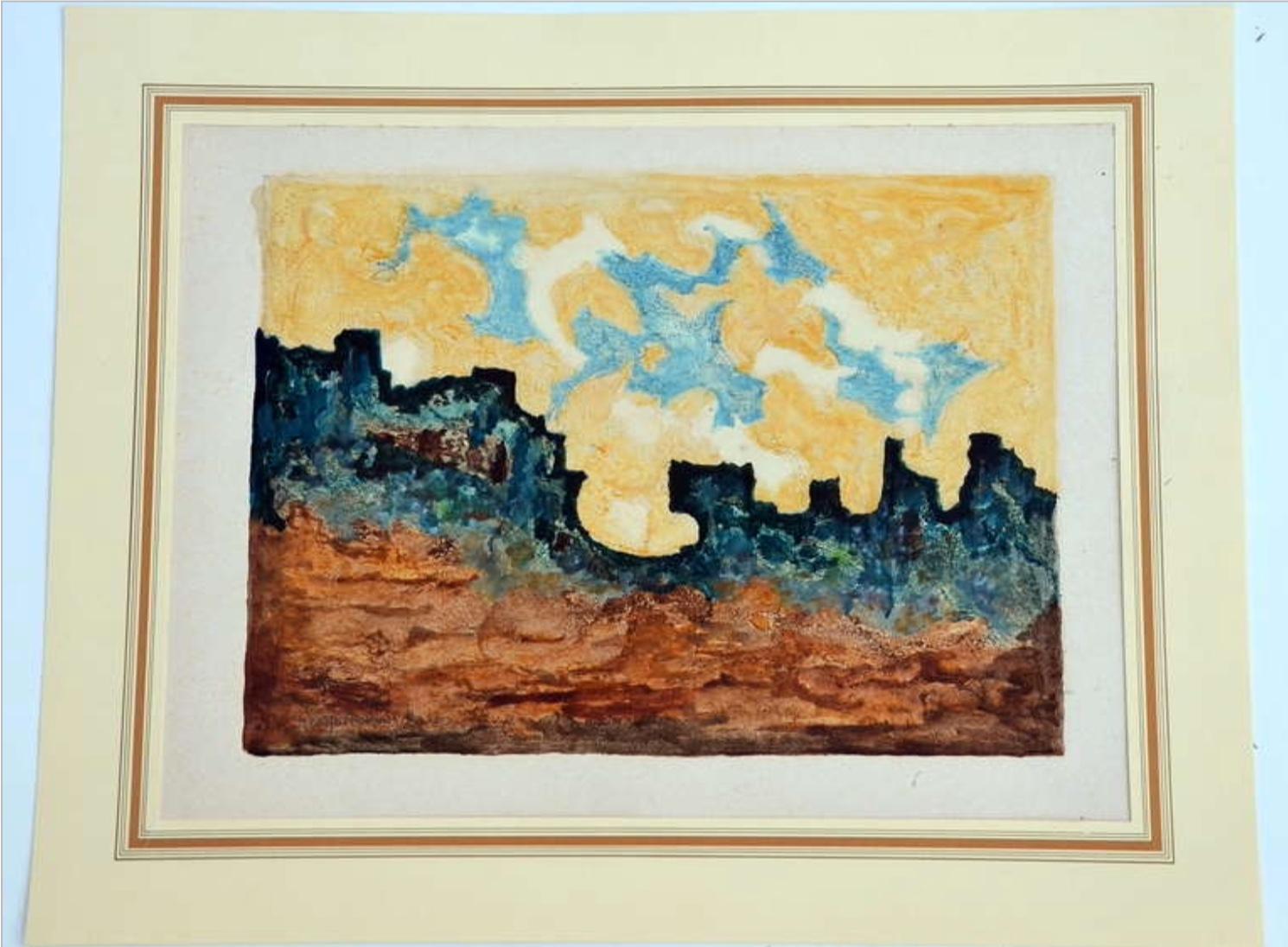 Pair of Colorful Monotypes by Georges-Armand Masson For Sale 7