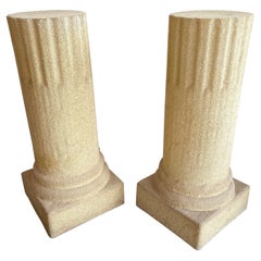 Pair of Column Floor Lamps by Luciano Sartini for Singleton, Italy, 1970s