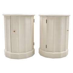 Pair of Column Form Side Tables