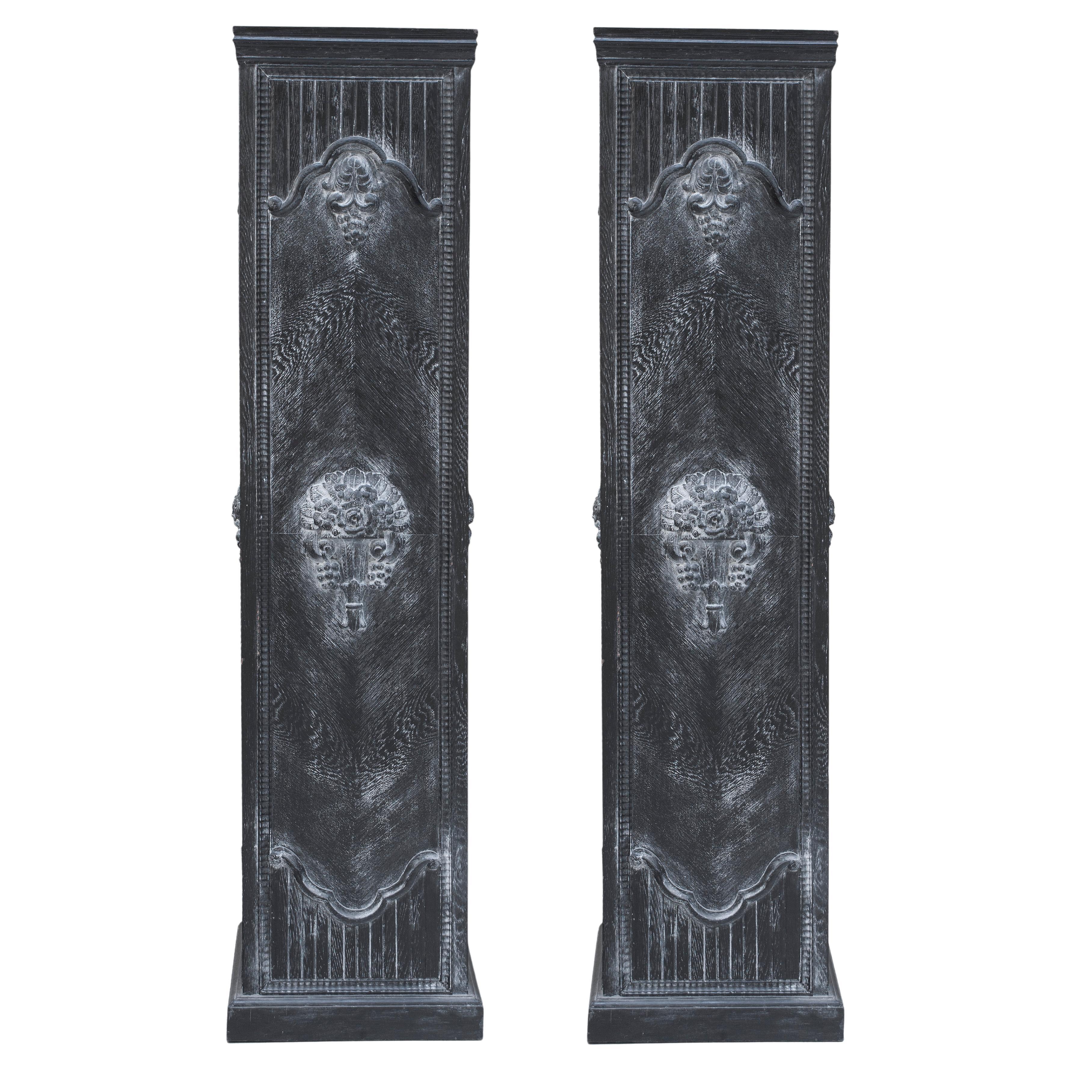 Pair of Column, Jugendstil, Art Nouveau, Liberty, 1900, French