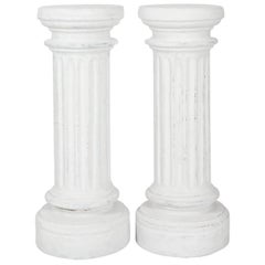 Pair of Column Pedestals