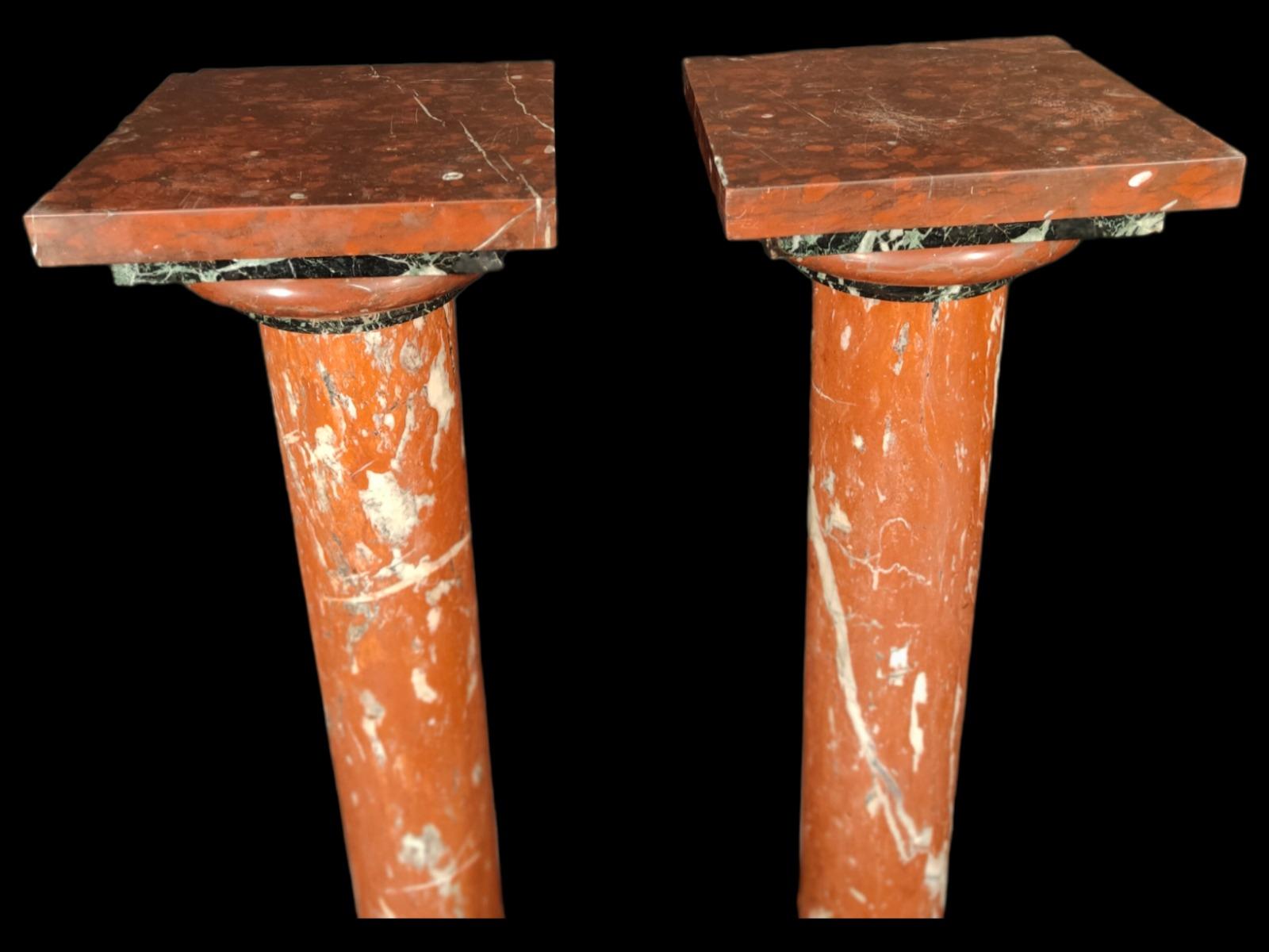 Pair of Columns from the 19th Century For Sale 3