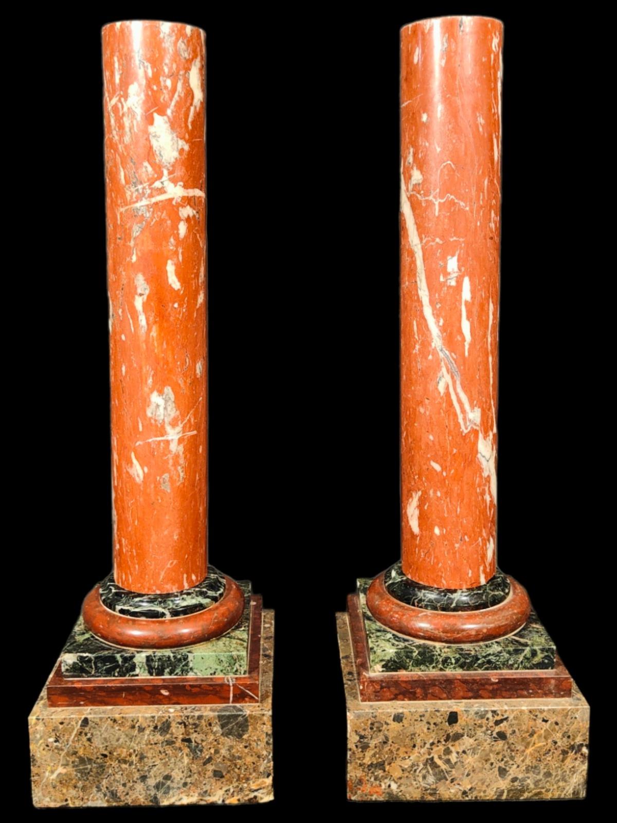 Pair of Columns from the 19th Century For Sale 4