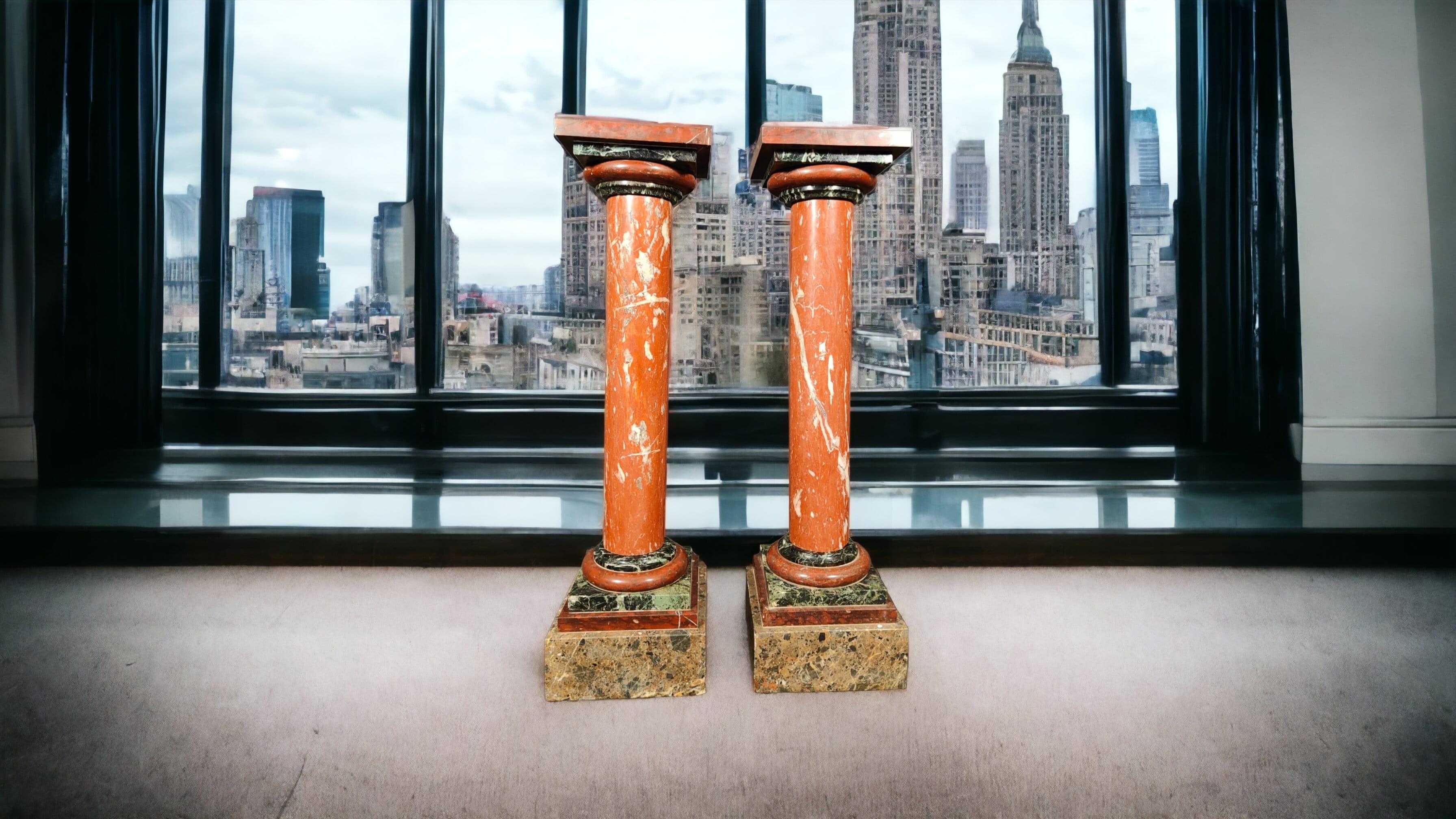 Pair of Columns from the 19th Century For Sale 6