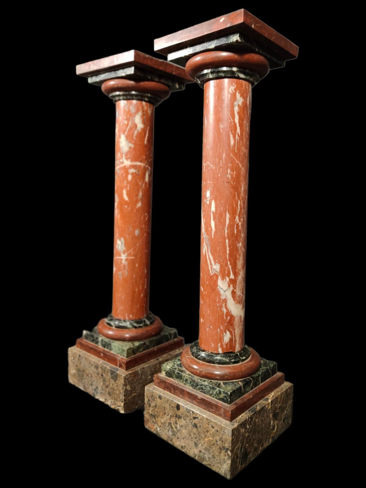 Paire de colonnes du XIXe siècle en vente 2
