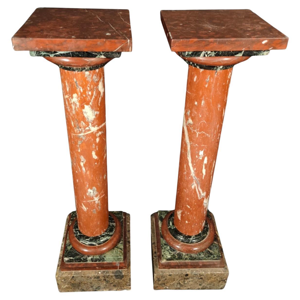 Pair of Columns from the 19th Century For Sale