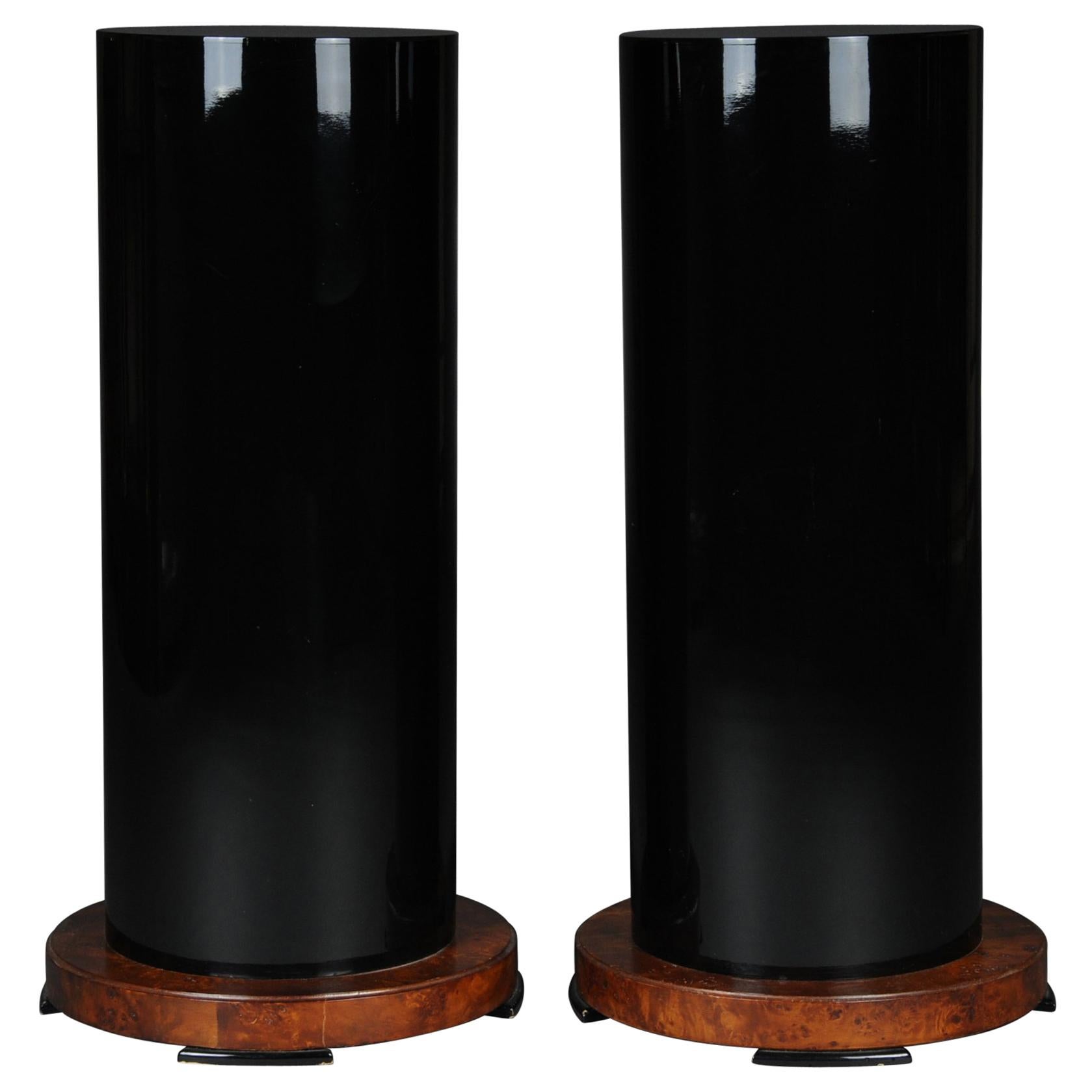 Paar Säulen-/Sockel im Art-déco-Stil