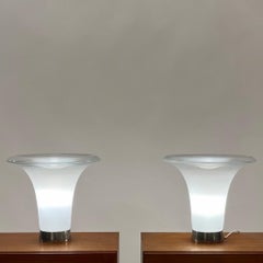 Pair of "Comare" Blown Glass Table Lamp by Gino Vistosi, Italy ca. 1960s