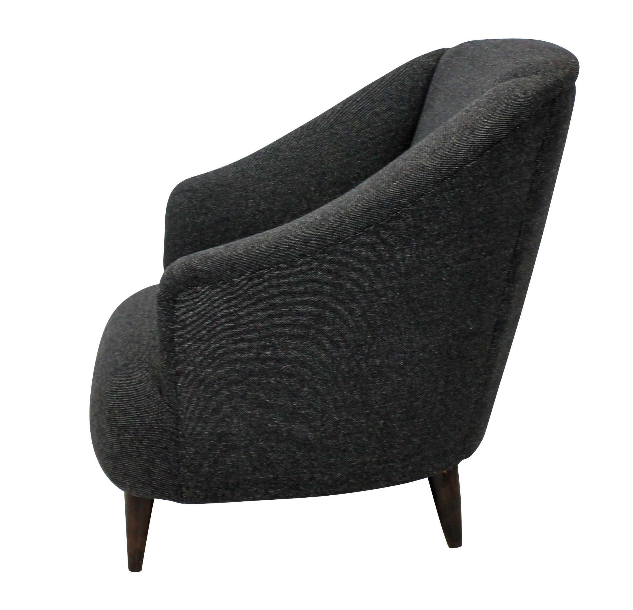 Mid-20th Century Pair of Comfortable Ulrich Lounge Chairs