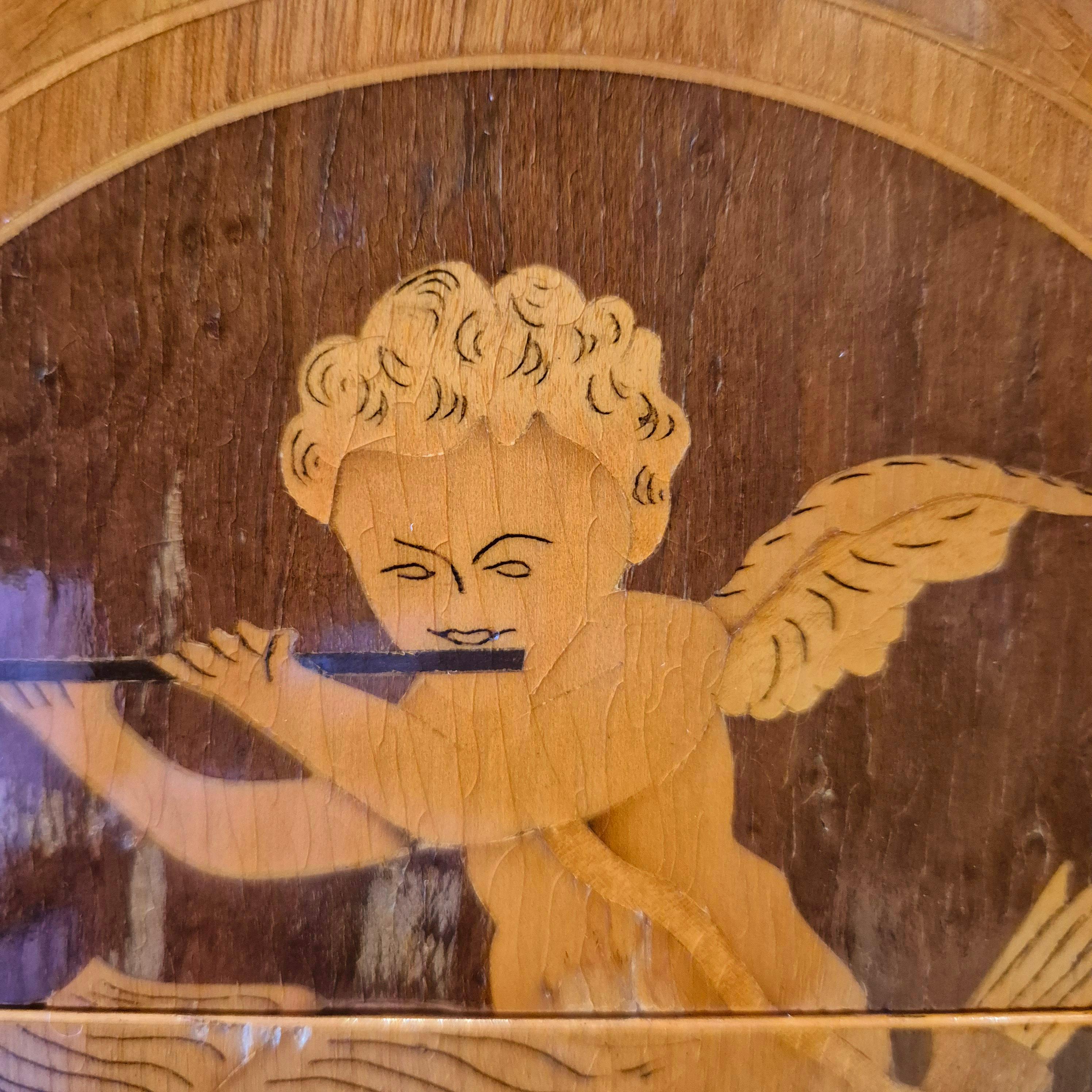 Coppia di commodes in stile Luigi XV, intarsio e bronzo dorato, XIX secolo in vendita 3