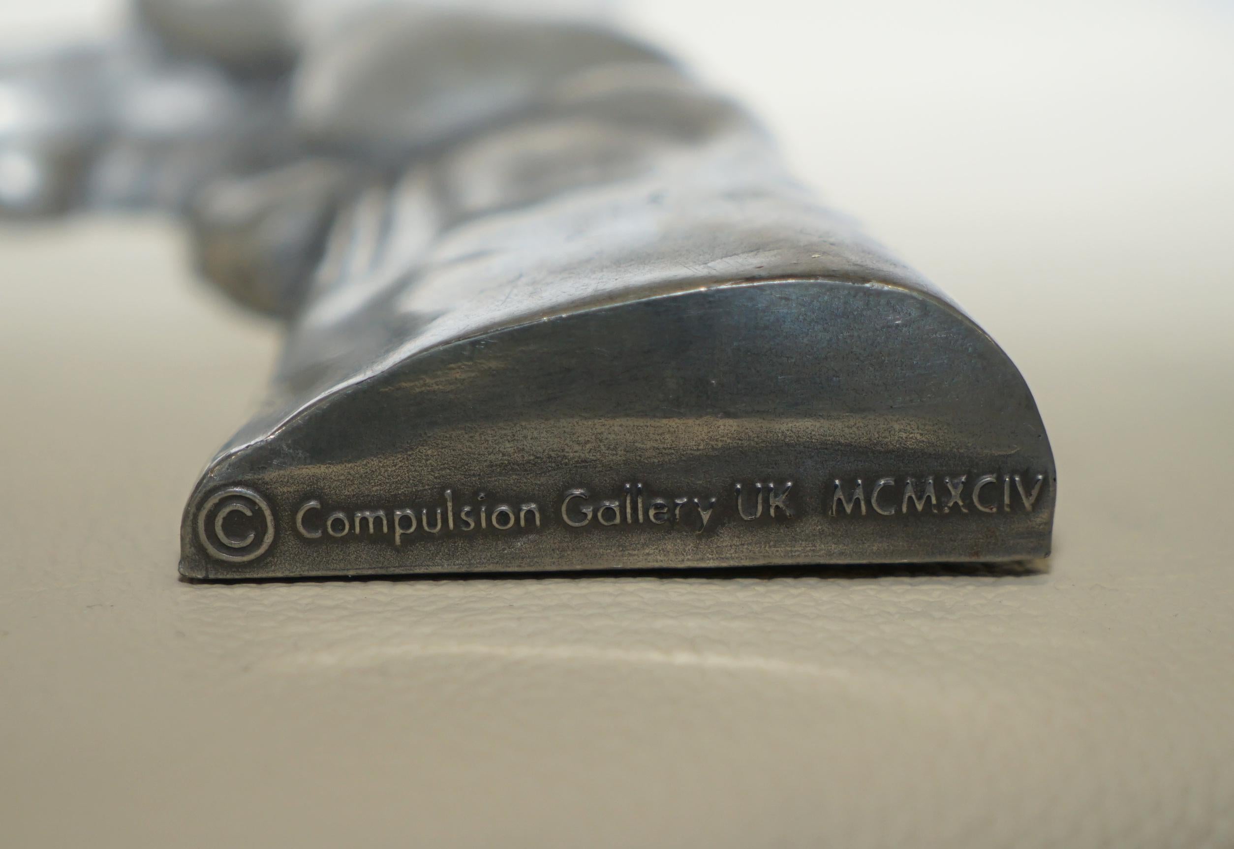Pair of Compulsion Gallery 1994 Pewter Hands The Creation of Adam God Touching 1