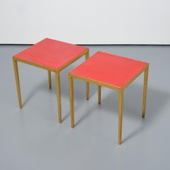 Pair of Comte End / Occasional Tables, Manner of Jean Michel Frank