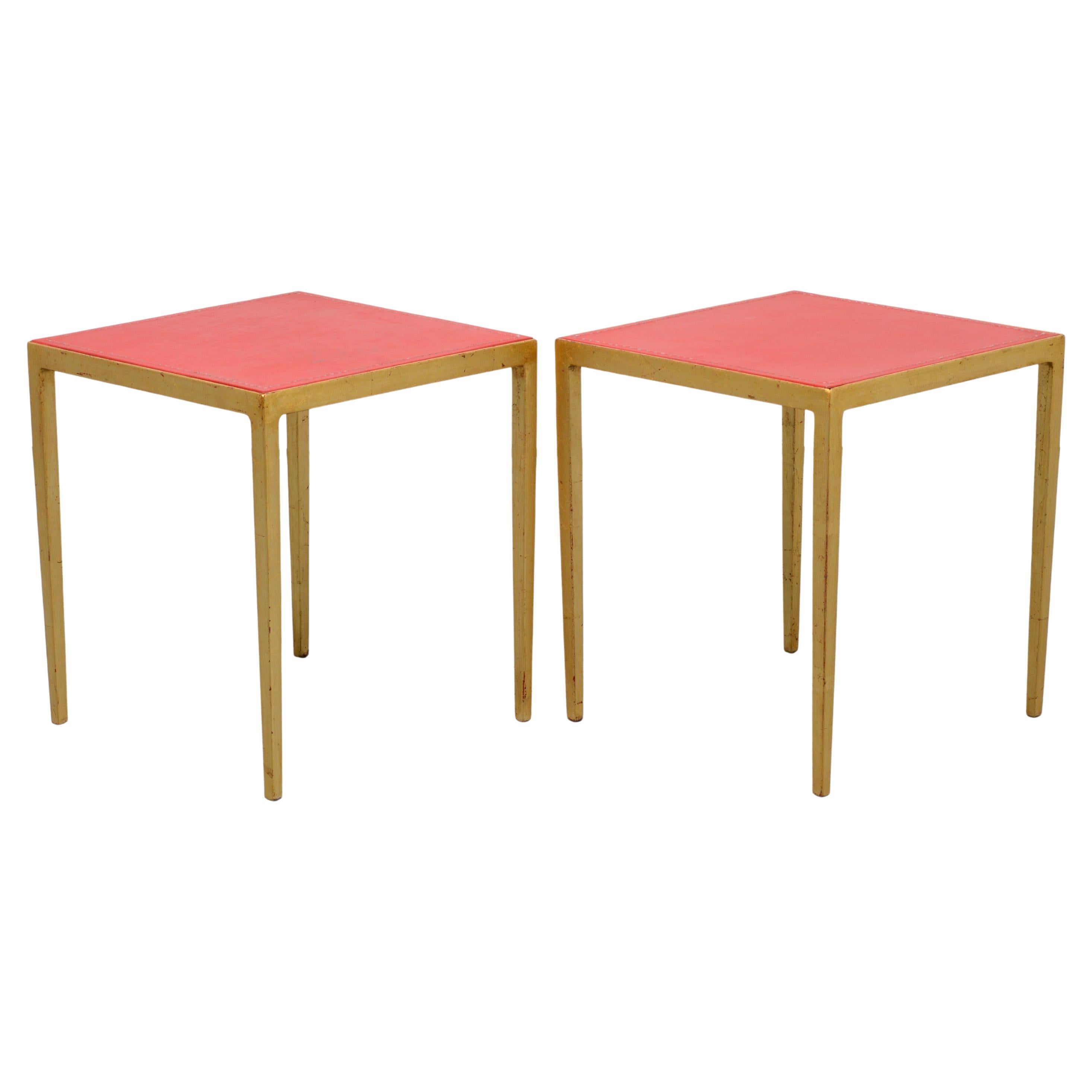Pair of Comte End / Occasional Tables, Manner of Jean Michel Frank