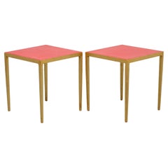 Pair of Comte End / Occasional Tables, Manner of Jean Michel Frank