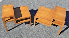 Ein Paar Conant Ball Geometrische Beistelltische