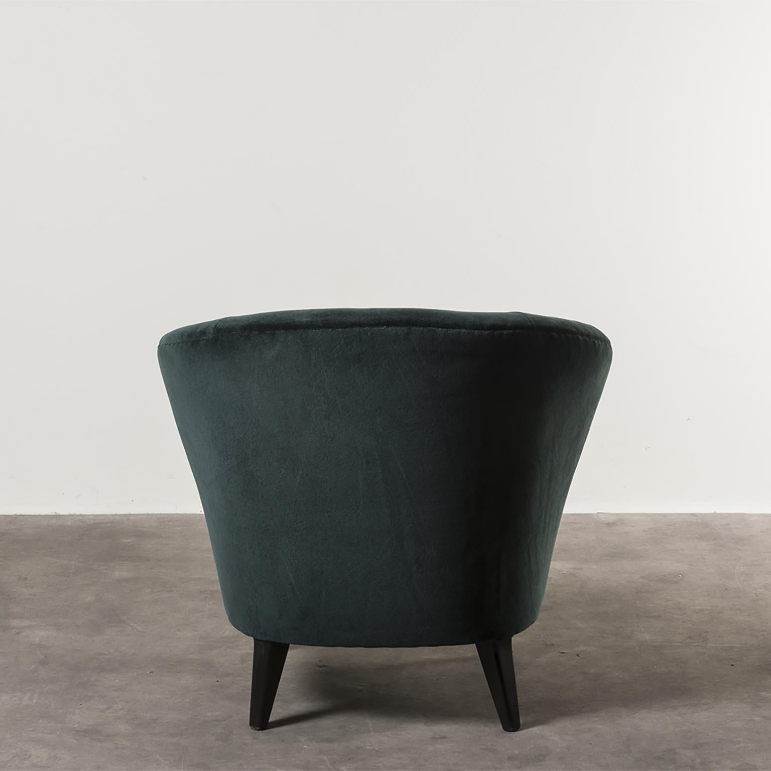 Milieu du XXe siècle Paire de fauteuils Concha de Joaquim Tenreiro