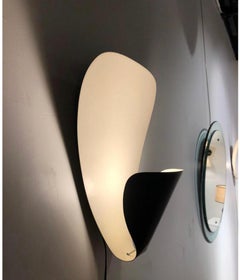 Pair of Conche Model Wall Lights by Michel Buffet, 1953