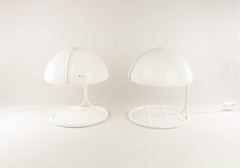 Pair of Conchiglia Desk Lamps by Massoni and Buttura for Harvey Guzzini, 1960s