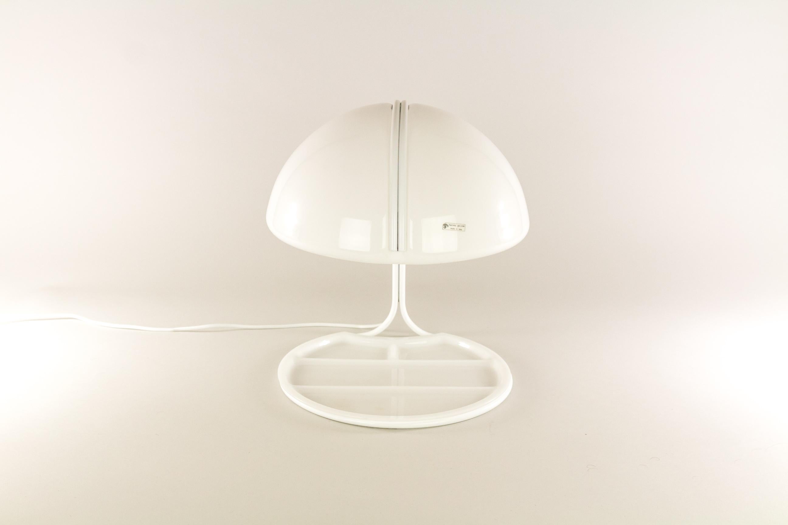 Plastic Pair of Conchiglia Desk Lamps by Massoni and Buttura for Harvey Guzzini, 1960s