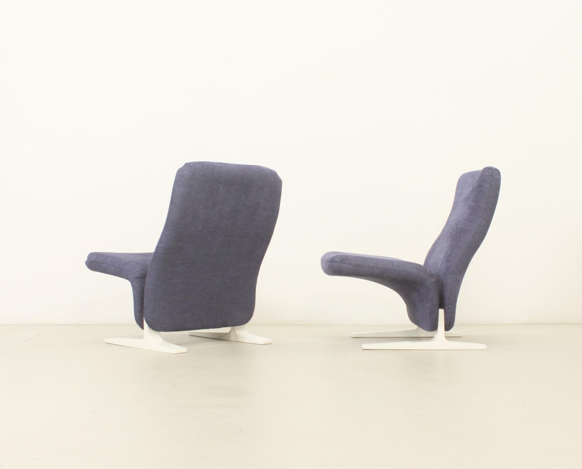 Ein Paar Concorde-Loungesessel von Pierre Paulin für Artifort, 1966 im Angebot 5