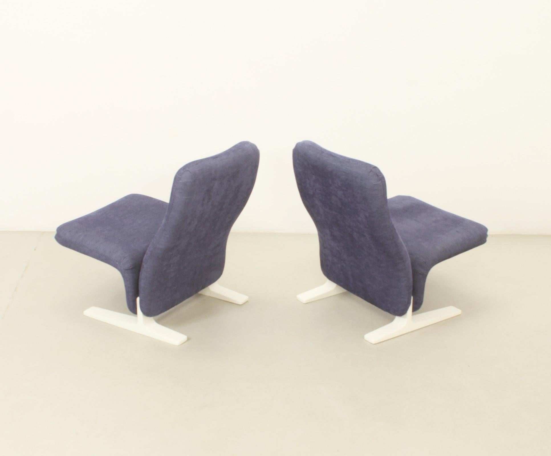 Ein Paar Concorde-Loungesessel von Pierre Paulin für Artifort, 1966 im Angebot 6