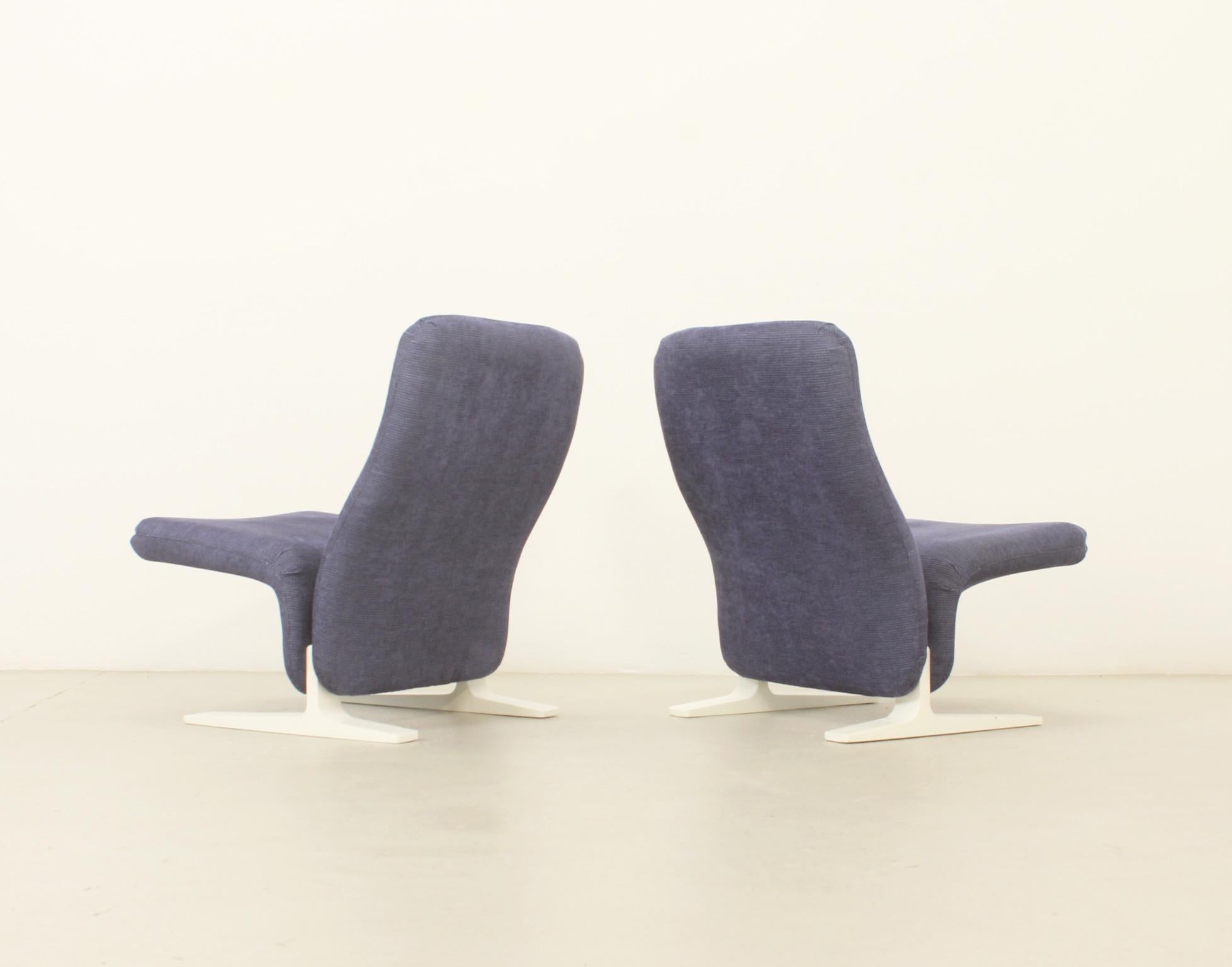 Ein Paar Concorde-Loungesessel von Pierre Paulin für Artifort, 1966 im Angebot 7