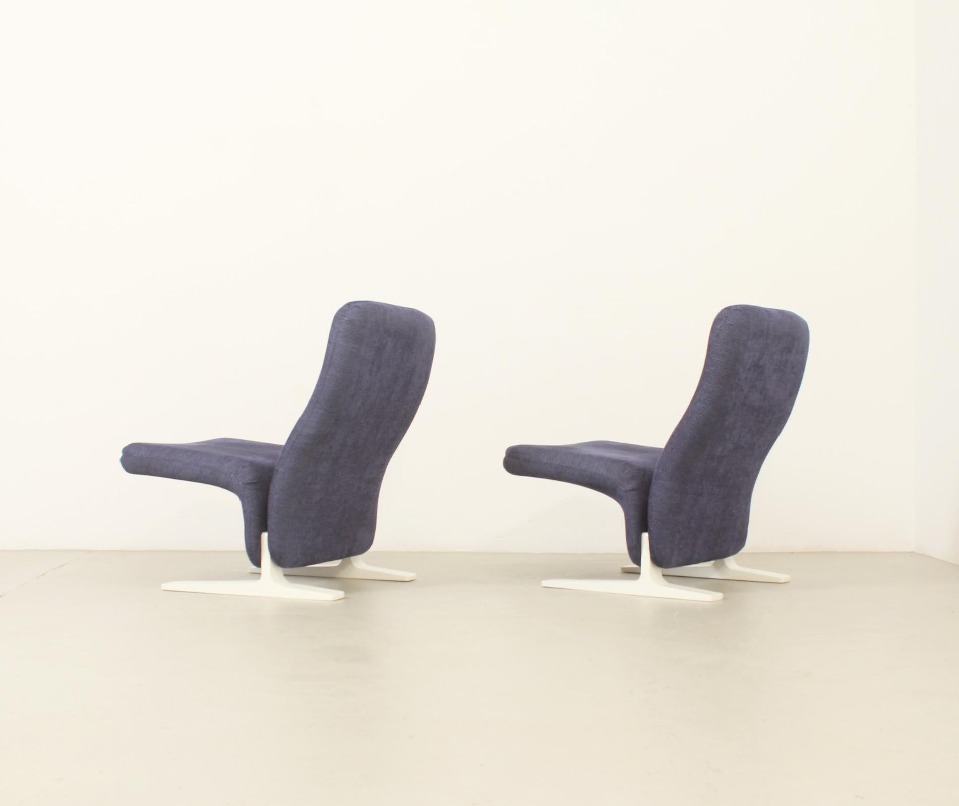 Ein Paar Concorde-Loungesessel von Pierre Paulin für Artifort, 1966 im Angebot 8