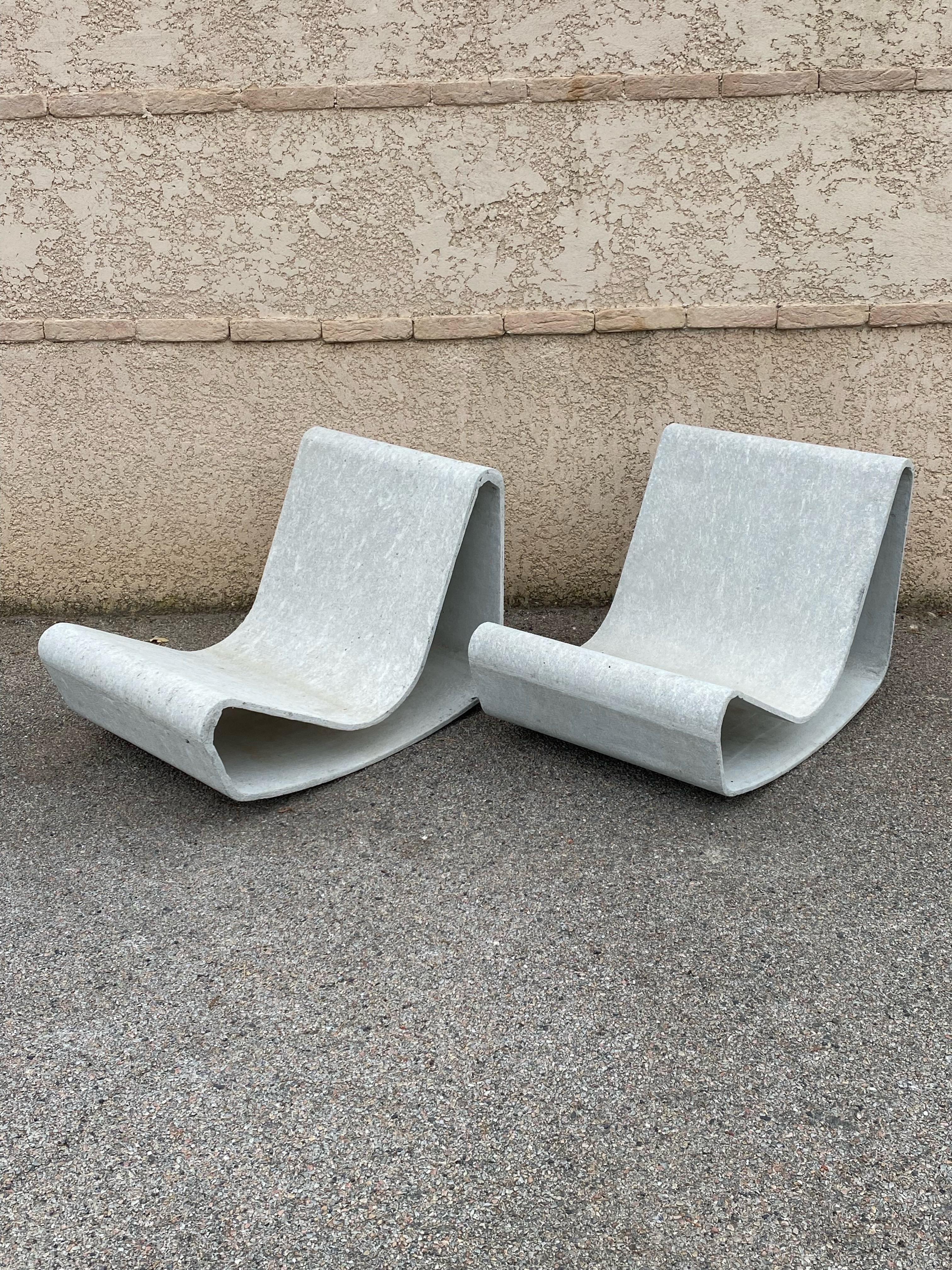 Français Paire de chaises Loop conçues par Willy Guhl, années 1960 en vente