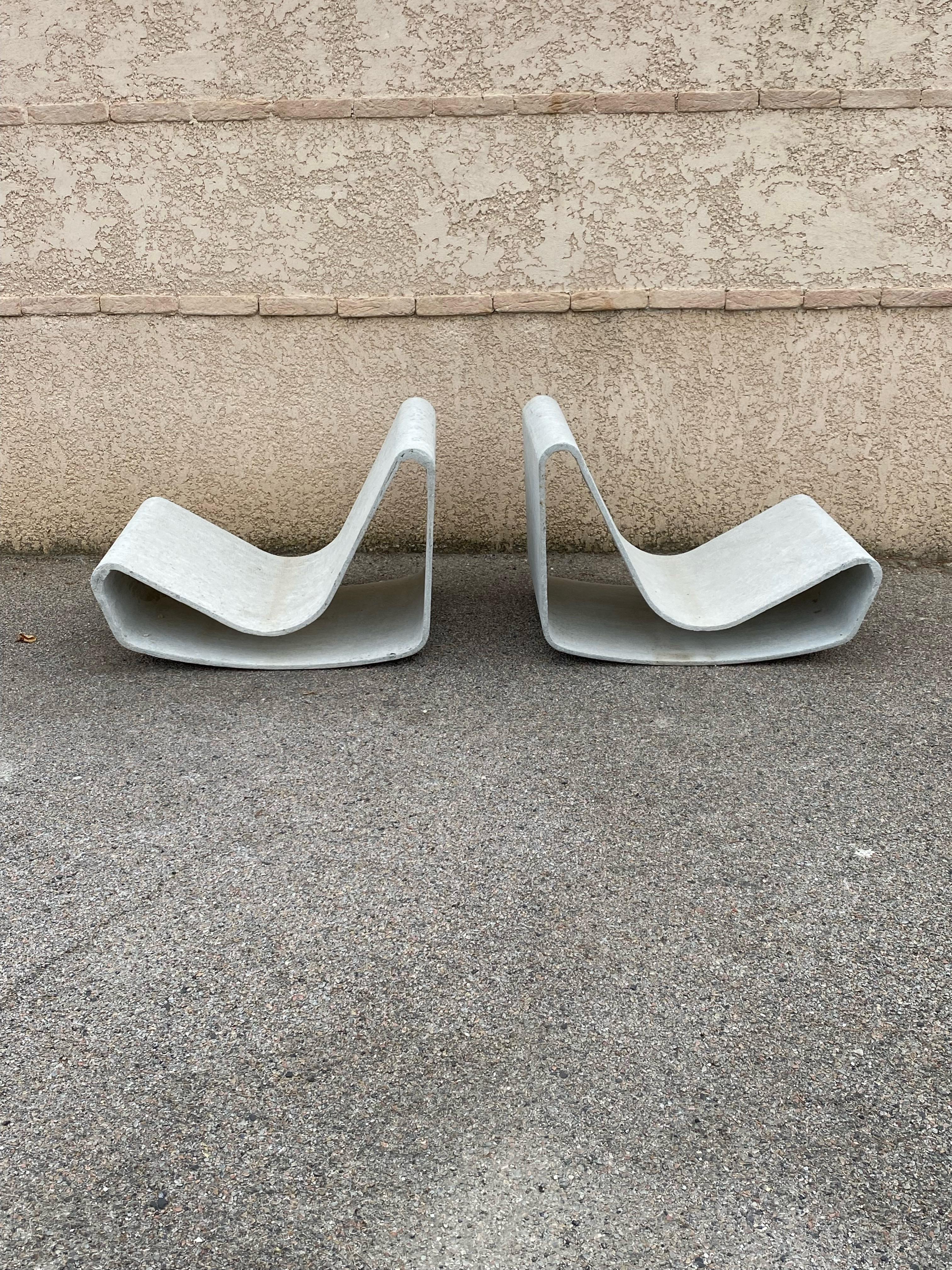 Fait main Paire de chaises Loop conçues par Willy Guhl, années 1960 en vente