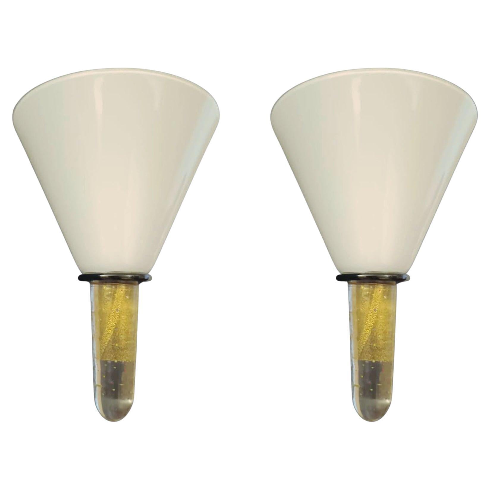 Pair of Cone Sconces 