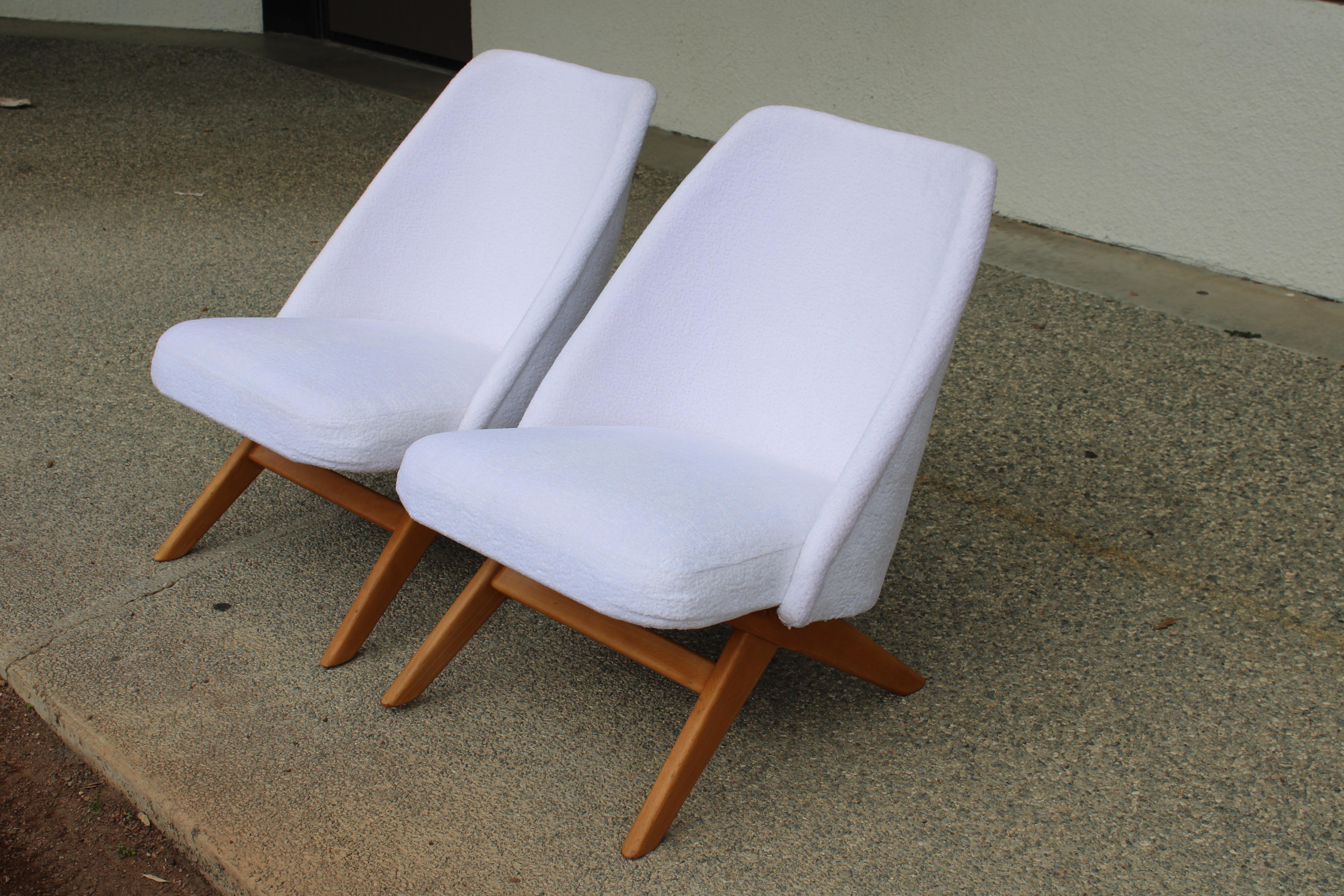 Mid-20th Century Pair of Congo Chairs by Theo Ruth for Artifort For Sale
