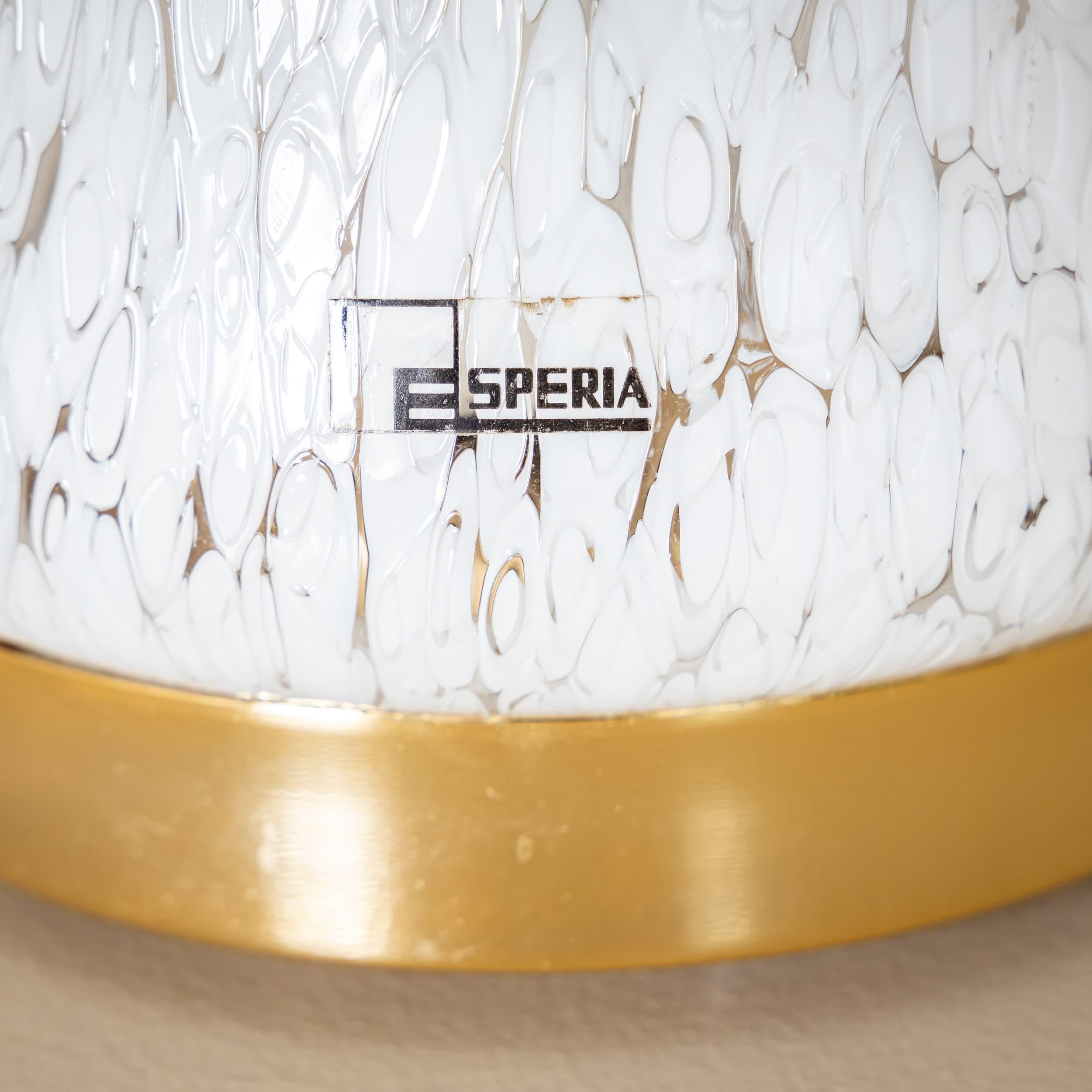 Paar konische Tischlampen von Esperia, Italien im Angebot 5