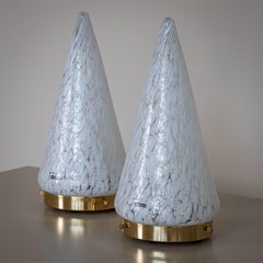 Pair of conical Table Lamps by Esperia, Italy