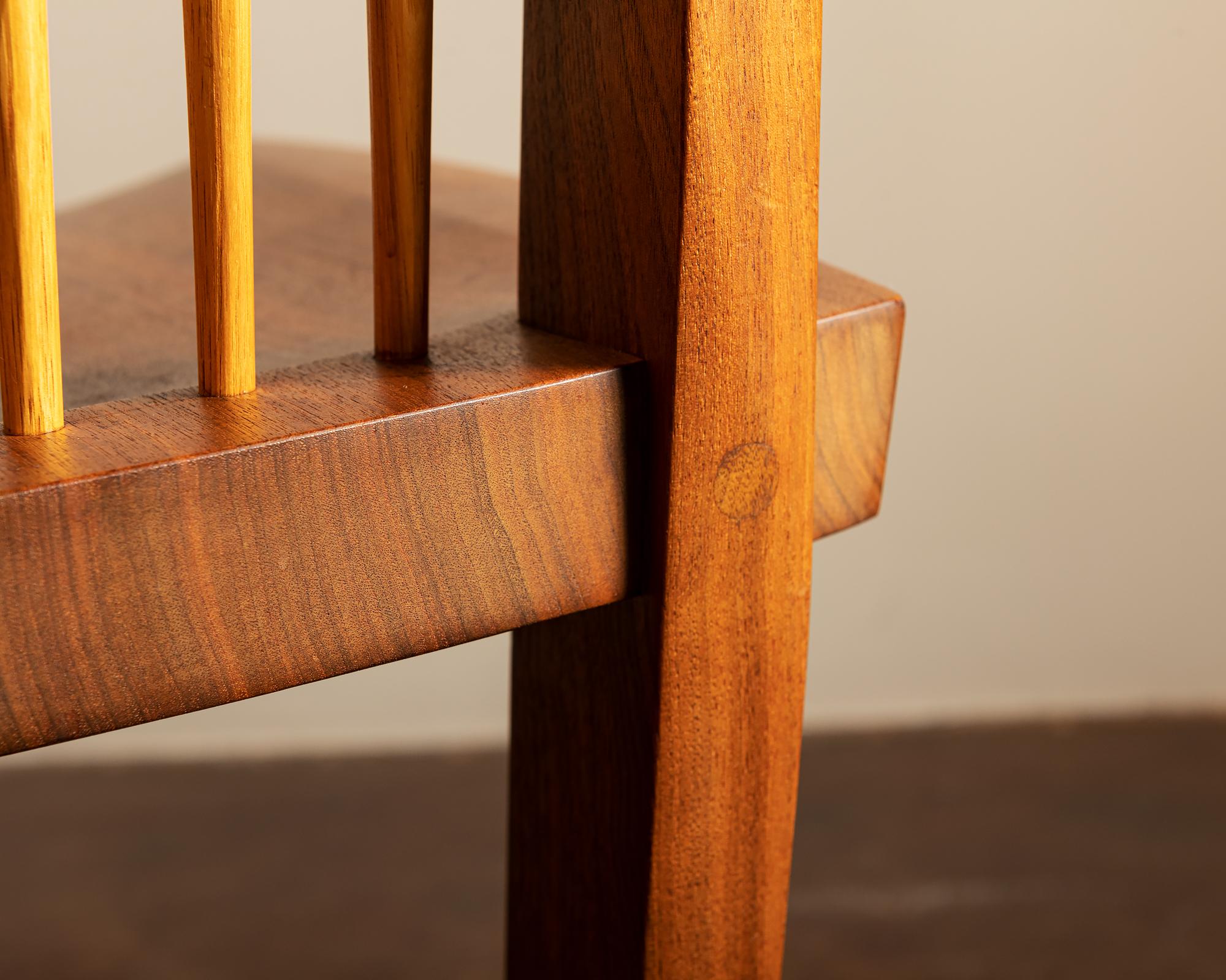 Late 20th Century Pair of Conoid Chairs by George Nakashima, 1982 For Sale