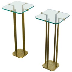 Pair of Console Side Tables by Peter Ghyczy