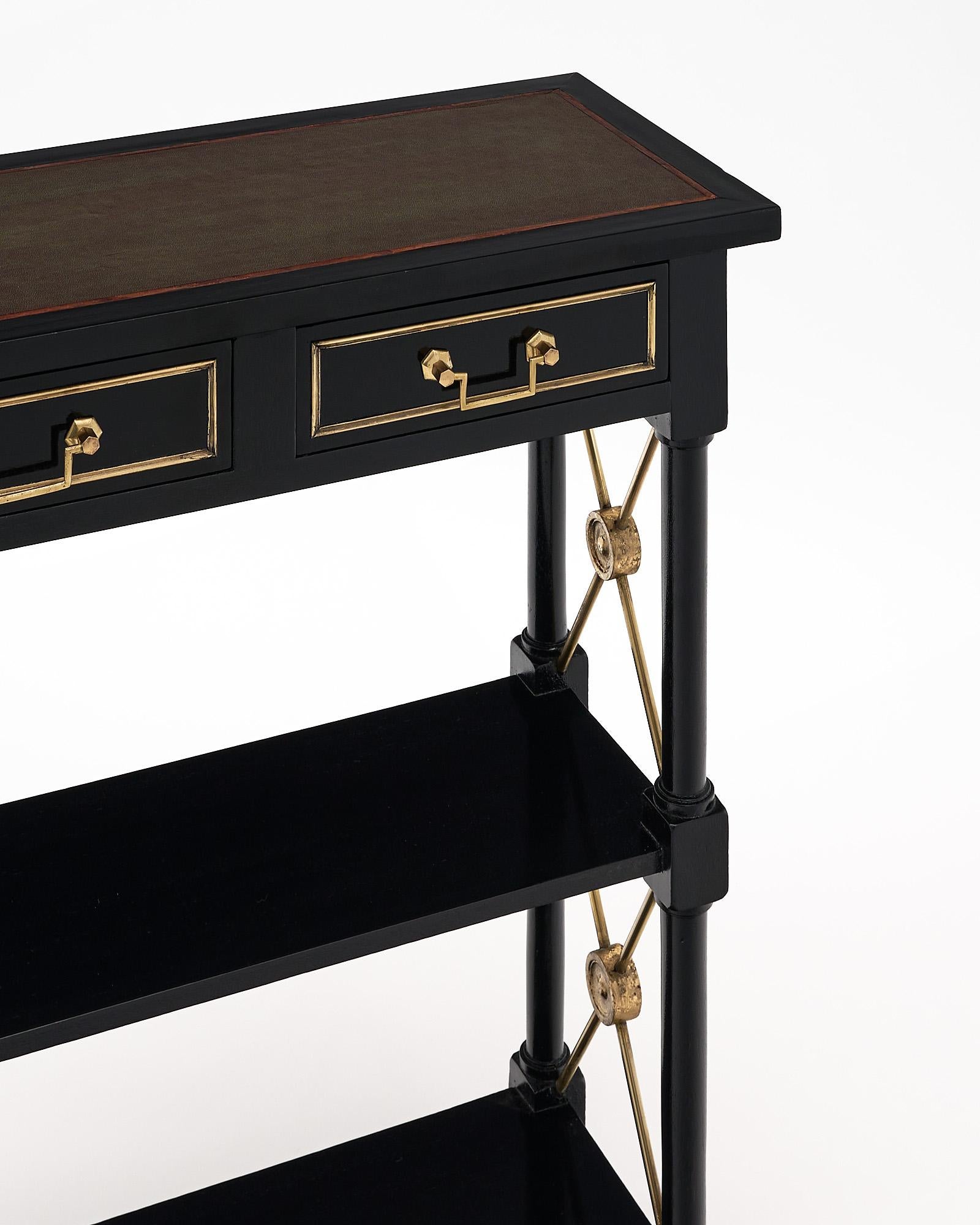 French Pair of Console Tables by Maison Jansen