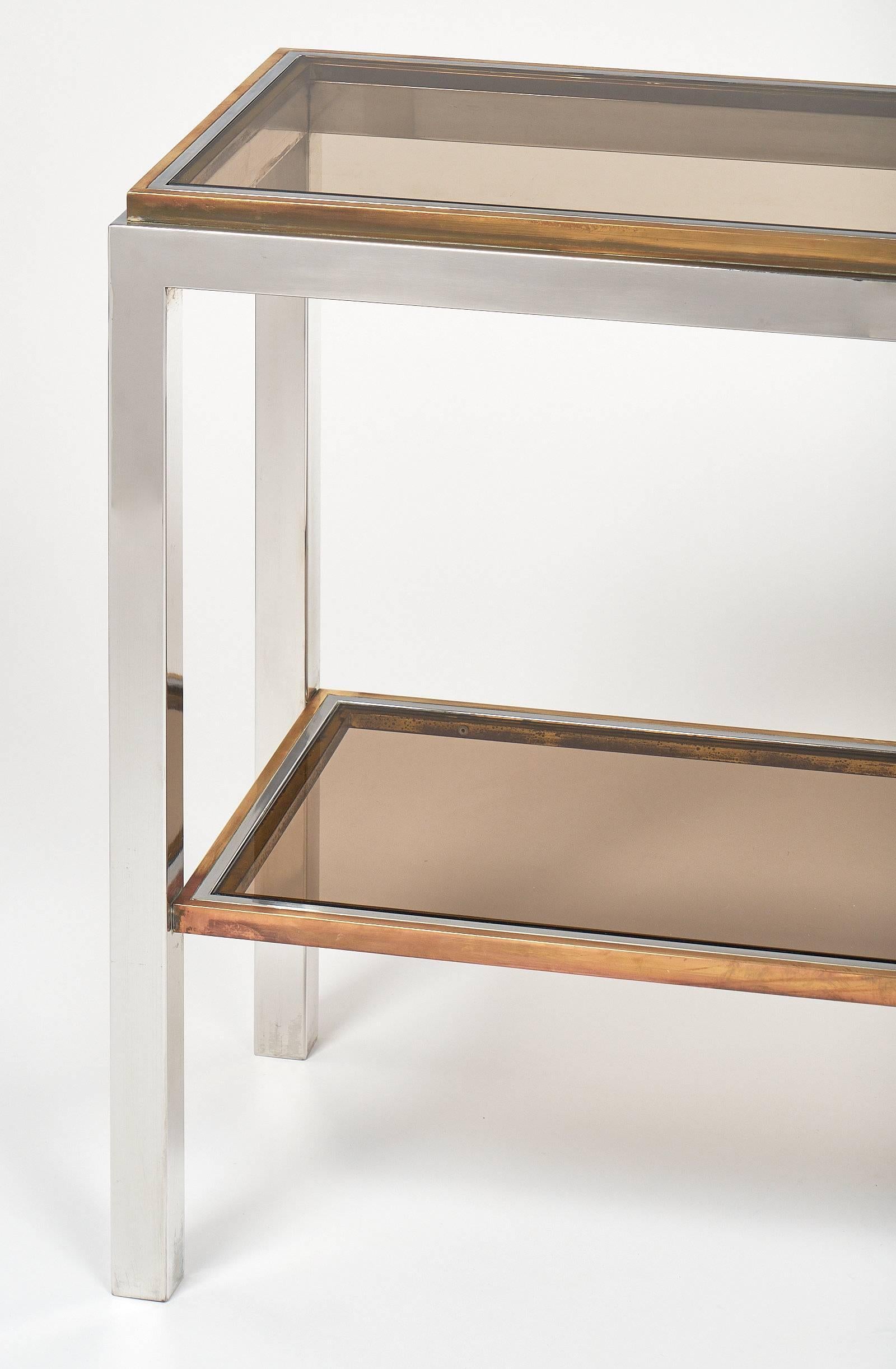 Mid-20th Century Pair of Console Tables by Willy Rizzo